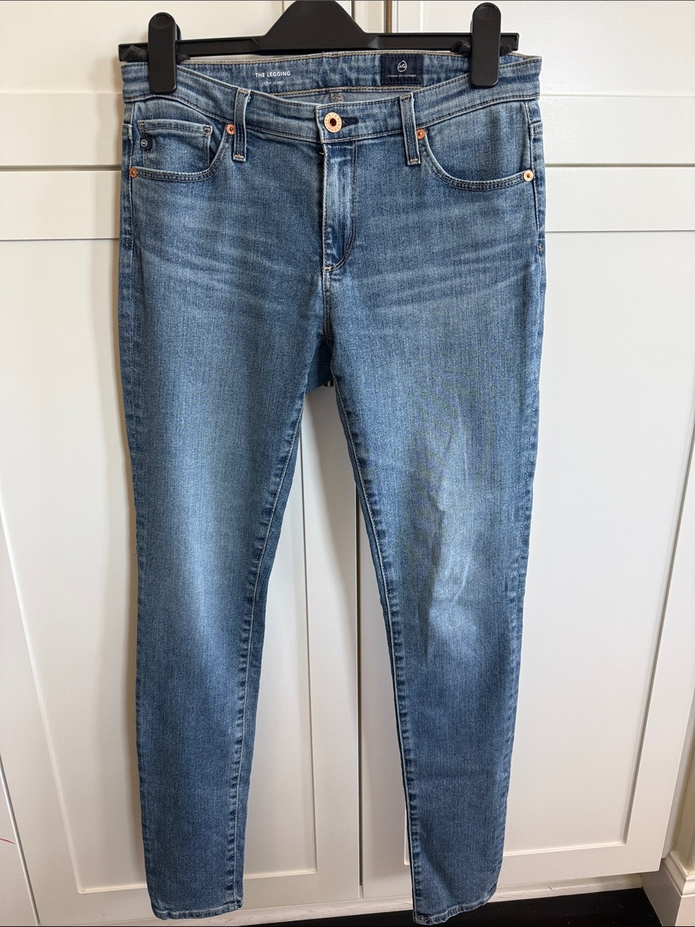 Ag Adriano Goldschmied The Legging Light Wash Skinny Jeans 28
